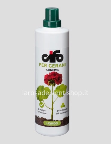 Concime liquido per Gerani Granverde - Flacone 1 lt