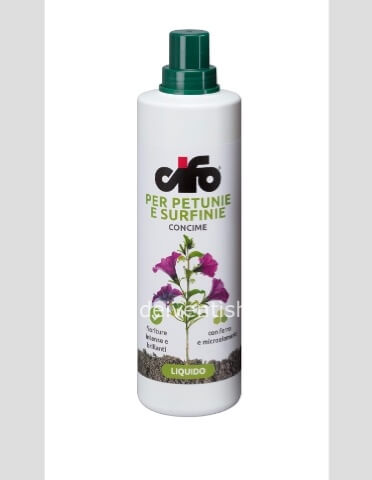 Concime liquido per Petunie e Surfinie Granverde - Flacone da 1 lt