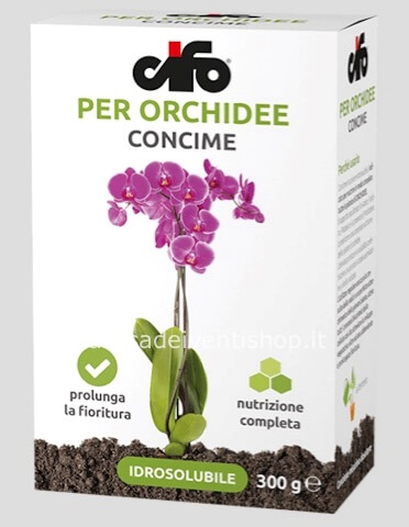 Concime idrosolubile per Orchidee Granverde Cifo - Astuccio 300 gr