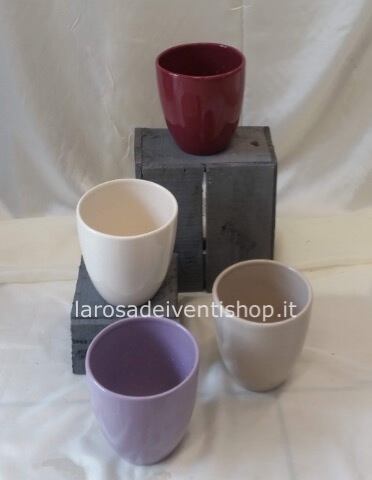 Vaso in ceramica Bordeaux dim. 12xh14cm