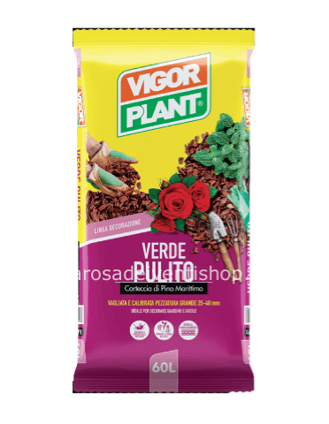 Corteccia Verdepulito Vigorplant 15-25 mm - Sacco 60 lt