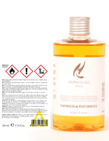 Ricarica Profumatore “VANIGLIA & PATCHOULY” Hypno Casa, 200 ml