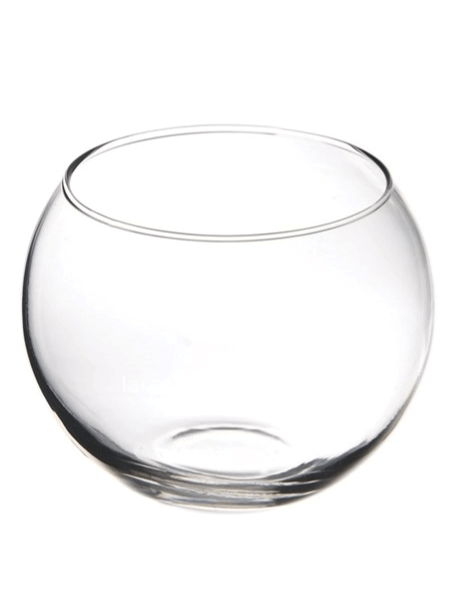 Vaso sfera in vetro