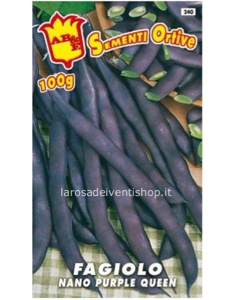 Bustina sementi Fagiolo nano viola