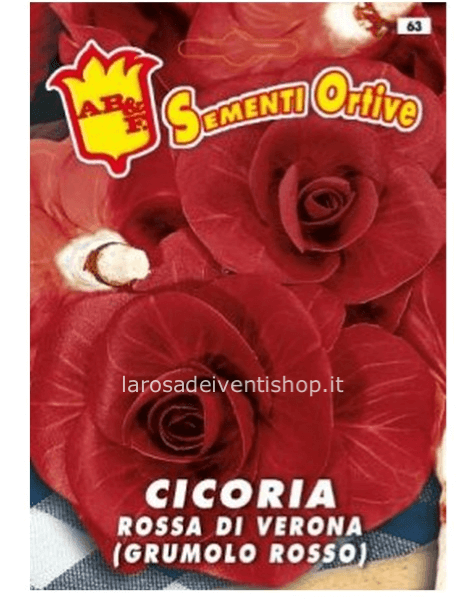 Bustina sementi Cicoria Grumolo Rosso