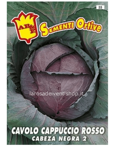 Bustina sementi Cavolo cappuccio rosso