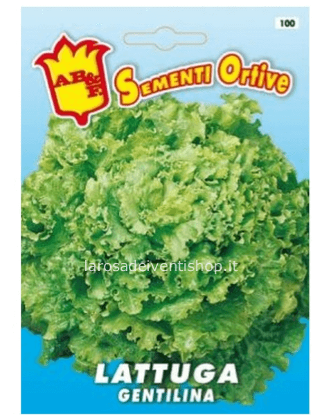 Semi di Lattuga Gentilina - Busta termosaldata dimensioni 12 x 17 cm
