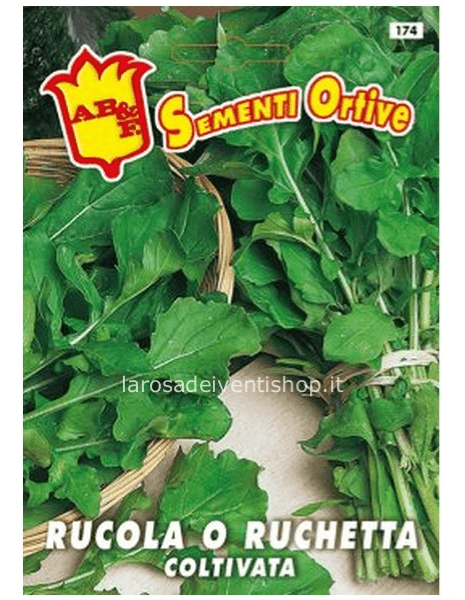 Semi di Rucola o Ruchetta coltivata - Busta termosaldata dimensioni 12 x 17 cm