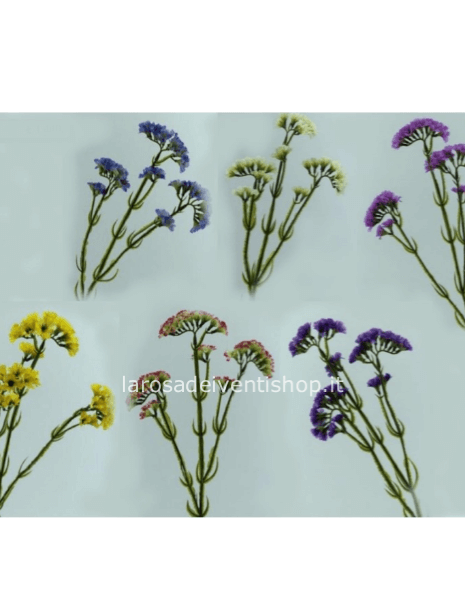 Statice bianco sintetico, stelo lunghezza 60 cm - prezzo a stelo non confezionato