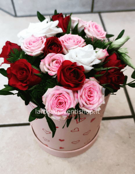 Box Roselline colori misti