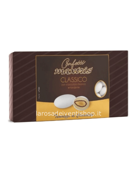 Confetti Maxtris Classico bianchi - Scatola 1 Kg