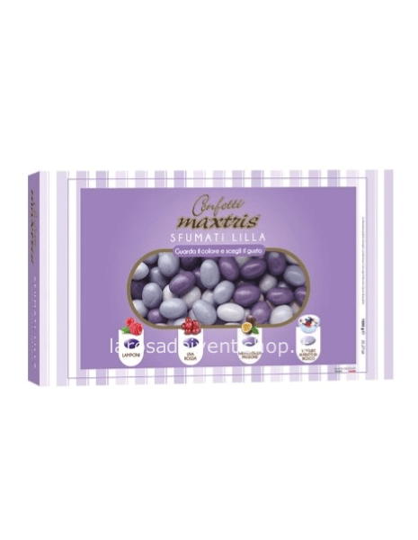 Confetti Maxtris Mix sfumati Lilla - Scatola 1 kg