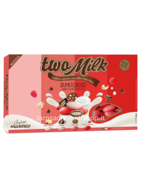Confetti Two Milk Sfumato Rosso