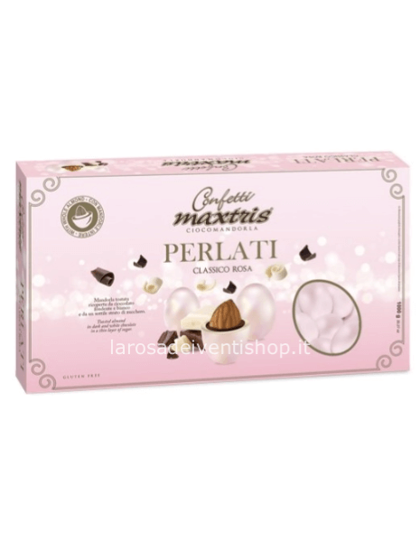 Confetti Maxtris Perlati Rosa - Scatola 500 gr