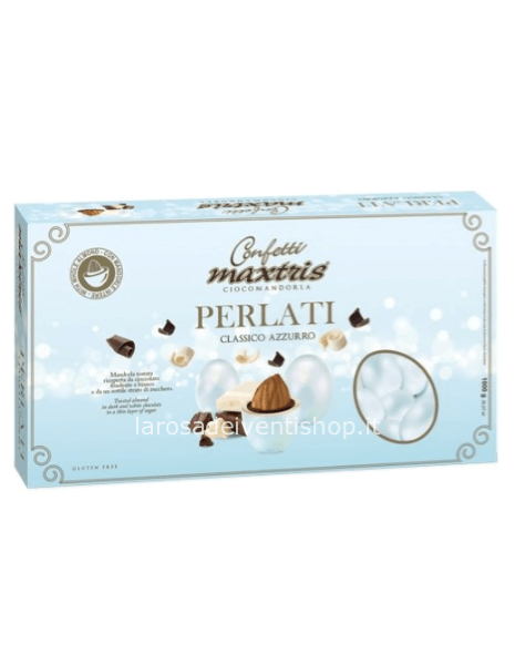 Confetti Maxtris Perlati Azzurri - Scatola 500 gr