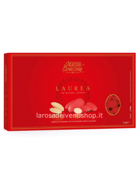 Confetti mandorla Laurea Rossi 1 kg
