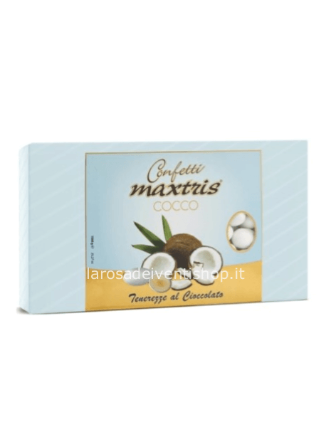 Confetti Maxtris Cocco bianchi - scatola 1 kg