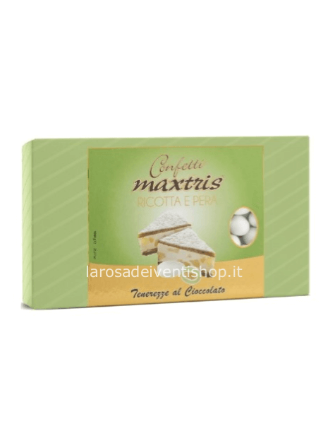 Confetti Maxtris Ricotta e Pera  bianchi - Scatola 1 kg