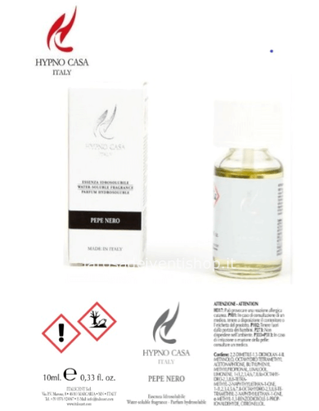 Essenza Idrosolubile Hypno Pepe Nero