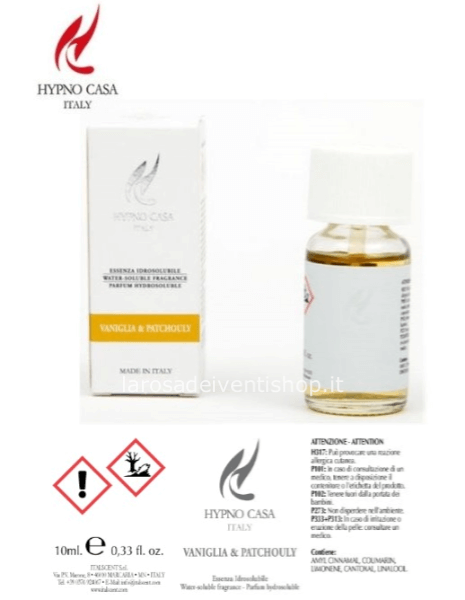 Essenza Idrosolubile Hypno Vaniglia e Patchouly