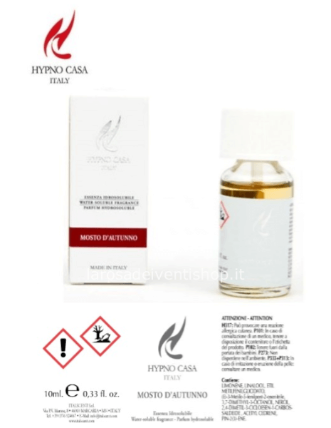 Essenza Idrosolubile Hypno Mosto d'Autunno 10 ml