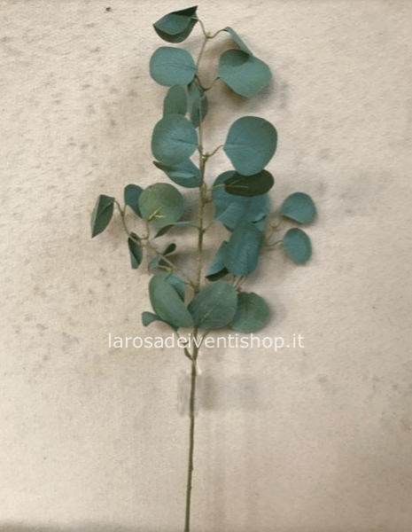 Ramo di Eucalipto verde sintetico come in foto h 75 cm