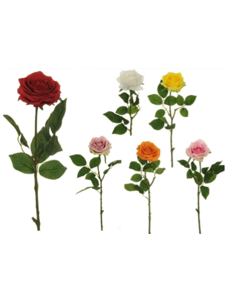 Rosa Equador sintetica h 65 cm