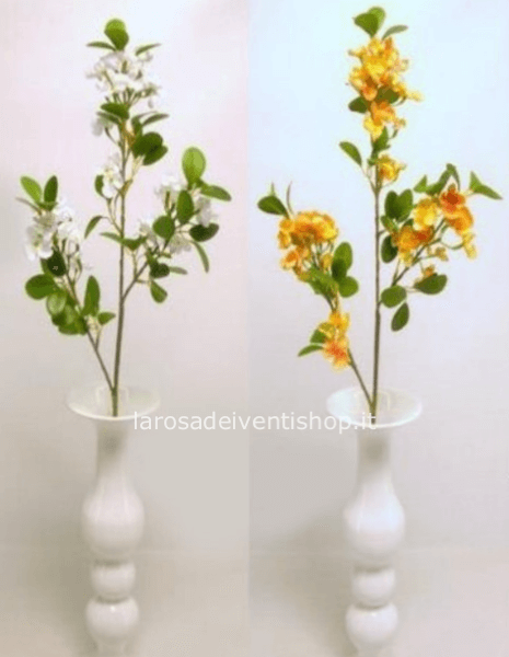 Ramo di pesco sintetico h 85 cm