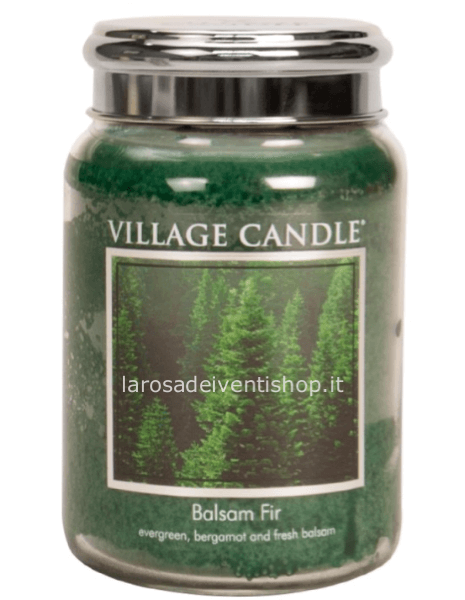 BALSAM FIR - giara Piccola dimensioni 10 x h 8 cm durata 55 ore accesa 