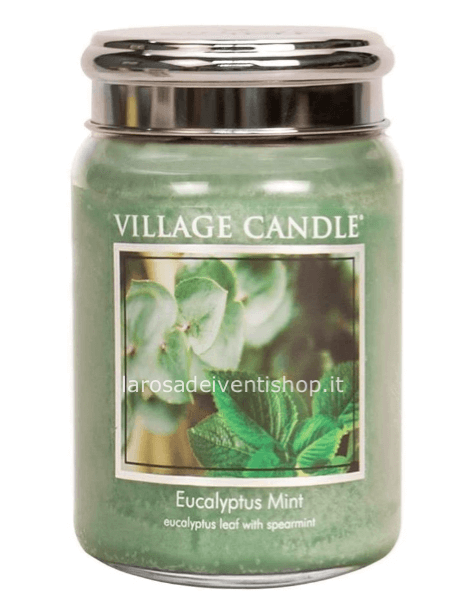 EUCALYPTUS MINT - giara Piccola dimensioni 10 x h 8 cm durata 55 ore accesa