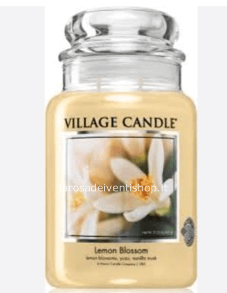 LEMON BLOSSOM - giara Piccola dimensioni 10 x h 8 cm durata 55 ore accesa