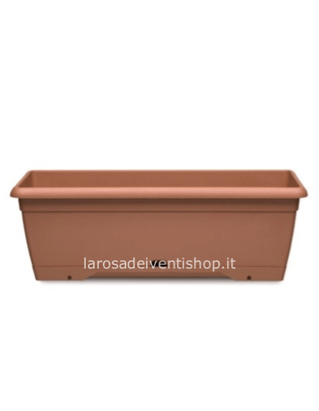 Cassetta in Pvc Prime 40 x 17 cm completa di sotto cassetta applicata Terracotta