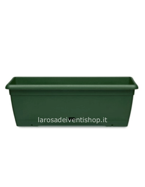 Cassetta in Pvc Prime 40 x 17 cm completa di sotto cassetta applicata Verde