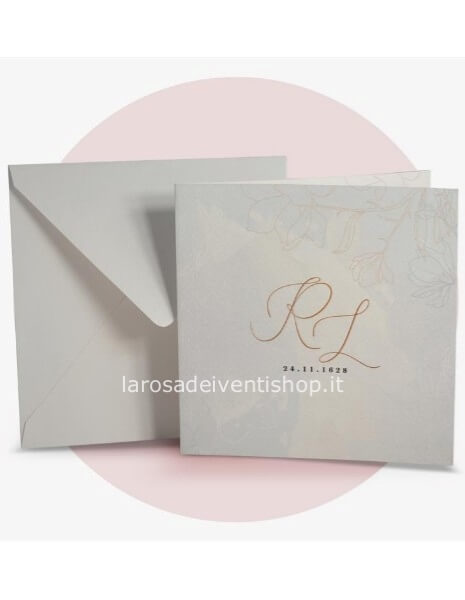 Partecipazione di matrimonio F1702