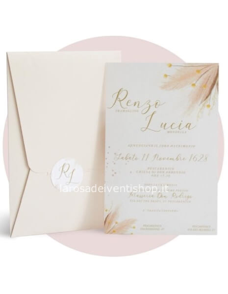 Partecipazione matrimonio F1735