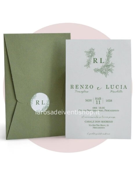 Partecipazione matrimonio F1734