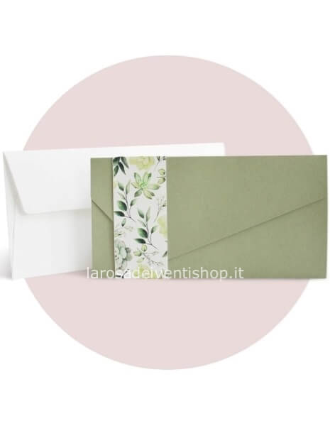 Partecipazione completa di invito e busta F1730 - SENZA MONTAGGIO - ORDINE MINIMO 30 PZ