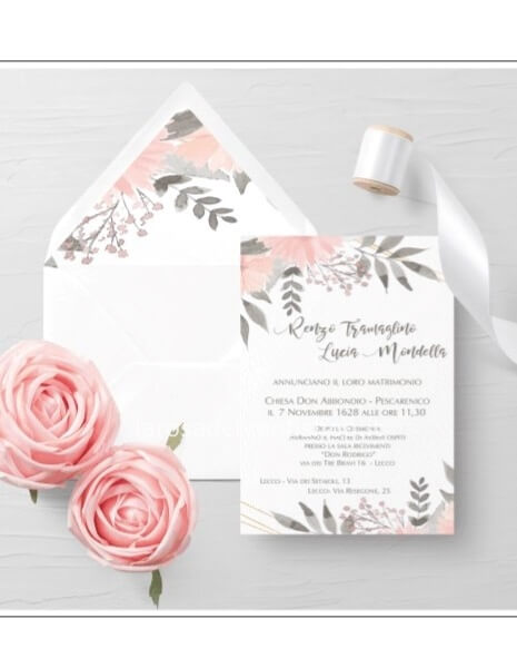 Partecipazione matrimonio F1620