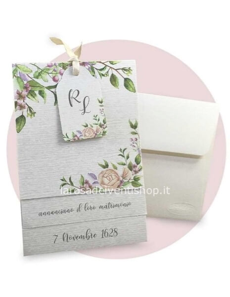 Partecipazione matrimonio F1642