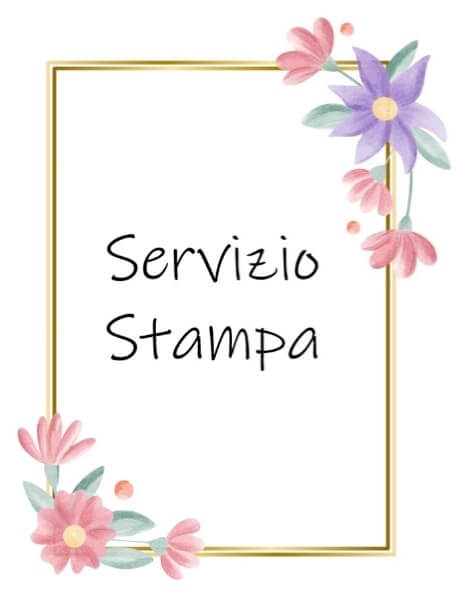 LACRIME DI GIOIA -  Stampa standard di tutti i portafazzoletti (minimo 30 pz) - COSTO A FORFAIT