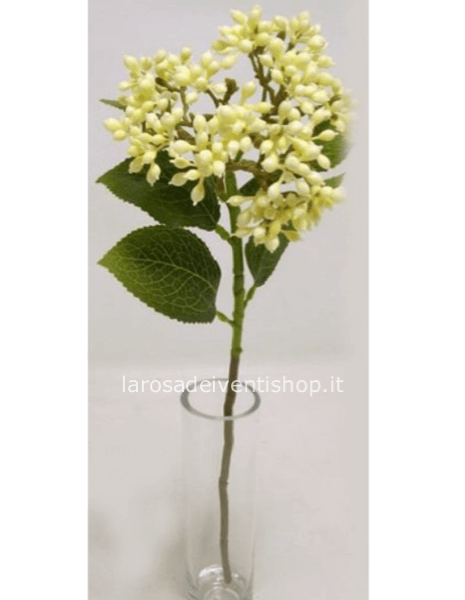 Bacca japanese Bianca sintetica h 43 cm.