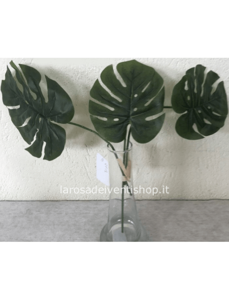 Foglia Monstera piccola sintetica