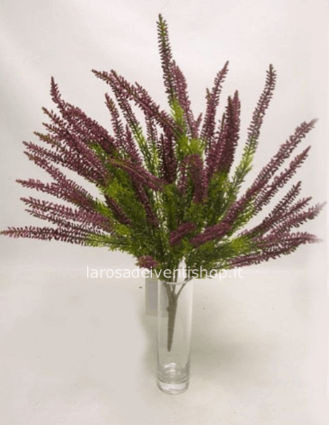 Mazzo di erica calluna sintetica h 50 cm