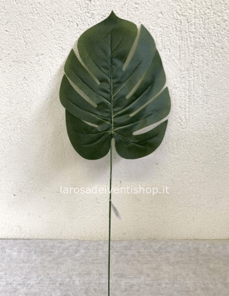 Foglia Monstera grande sintetica