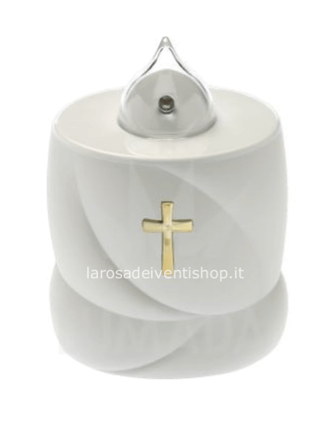 Lumino VDS501 Bianco con croce 365 gg - batterie escluse