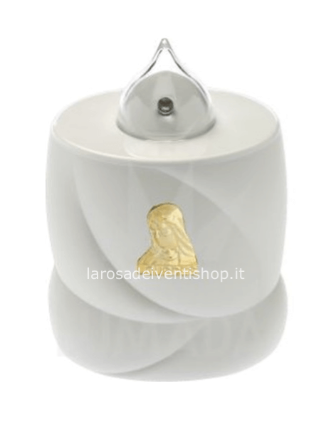 Lumino VDS501 Bianco con icona Madonna 365 gg - batterie escluse