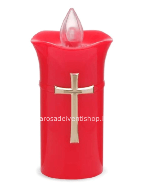 Lumino LPS01 Rosso con Croce 60 gg - 2 batterie incluse