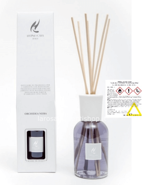 Profumatore Eco Chic “ORCHIDEA NERA” Diffusore a bastoncino Hypno 100 ml