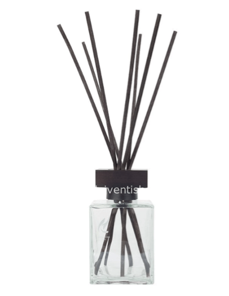 Hypno Flacone di fragranza in vetro da 2500ml con bastoncini neri da 60 cm e tappo