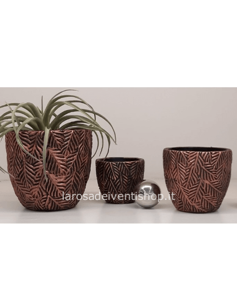 Vaso Adana bronzo come in foto diametro 14 x h13 cm